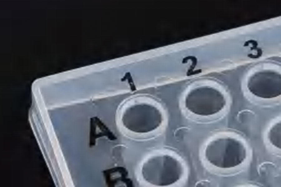 detail of PCR Plate & Sealing Film